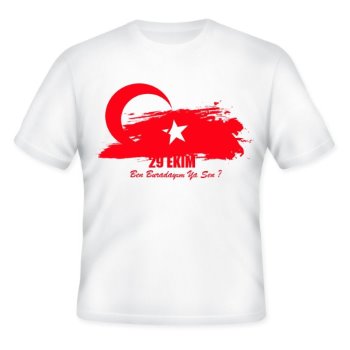 Ay Yıldızlı 29 Ekim Cumhuriyet Bayramı Tişörtü