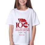 100.Yıl 19 Mayıs Gençlik Ve Spor Bayramı Çocuk Tişörtü